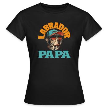 Astuces du Labrador - T-shirt Femme - noir - Devant - AI Model Female 172 dark (172cm)