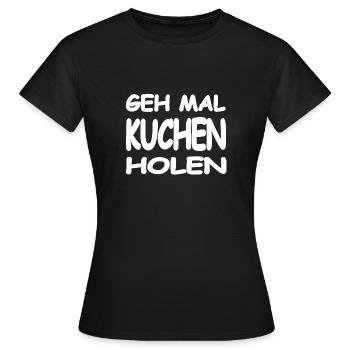 Cake - Women's T-Shirt - black - Front - AI Model Female 172 dark (172cm)