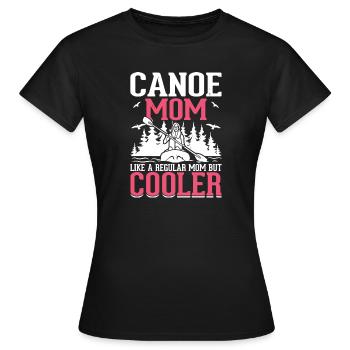 Kayak Kayaker Gifts Water Sports Outfits - Women's T-Shirt - black - Front - AI Model Female 172 dark (172cm)