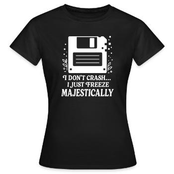Gel majestueux - T-shirt Femme - noir - Devant - AI Model Female 172 dark (172cm)
