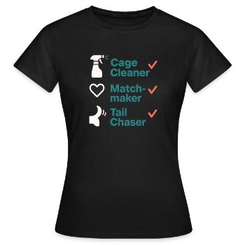 Adoptionstag-haustierrettungs-tierheim - Frauen T-Shirt - Schwarz - Vorne - AI Model Female 172 dark (172cm)