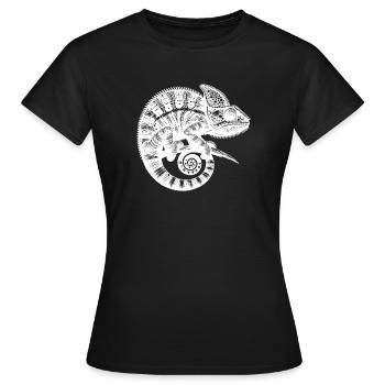 Tropenfreund mit Stil - Frauen T-Shirt - Schwarz - Vorne - AI Model Female 172 dark (172cm)
