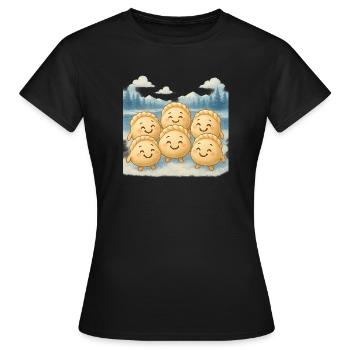 Pelmeni Further North - Women's T-Shirt - black - Front - AI Model Female 172 dark (172cm)