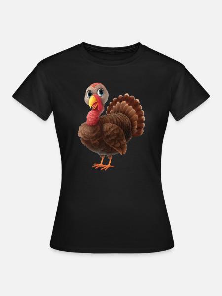 Truthahn - Frauen T-Shirt - Schwarz