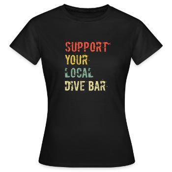 Meine Kneipe Meine Regeln - Frauen T-Shirt - Schwarz - Vorne - AI Model Female 172 dark (172cm)
