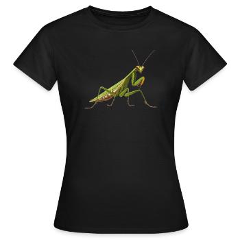 Mantes religieuses Mantes religieuses - T-shirt Femme - noir - Devant - AI Model Female 172 dark (172cm)