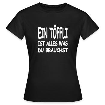 Mobylette - T-shirt Femme - noir - Devant - AI Model Female 172 dark (172cm)