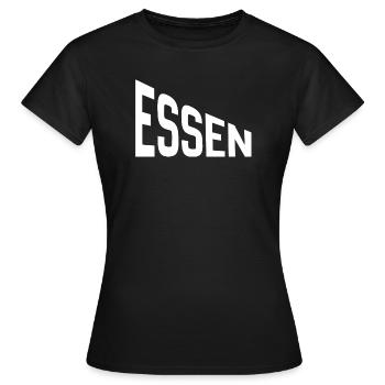 Eat - Women's T-Shirt - black - Front - AI Model Female 172 dark (172cm)
