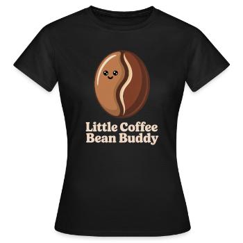 Grain de café - T-shirt Femme - noir - Devant - AI Model Female 172 dark (172cm)