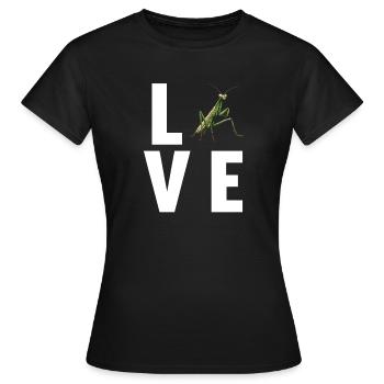 Mantes religieuses Mantes religieuses - T-shirt Femme - noir - Devant - AI Model Female 172 dark (172cm)