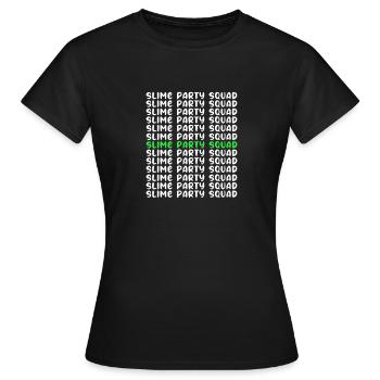Slime Slime Slimy - T-shirt Femme - noir - Devant - AI Model Female 172 dark (172cm)