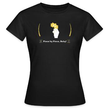 Morceau par morceau, bébé ! - T-shirt Femme - noir - Devant - AI Model Female 172 dark (172cm)