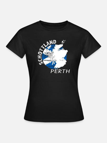 Perth - Frauen T-Shirt - Schwarz