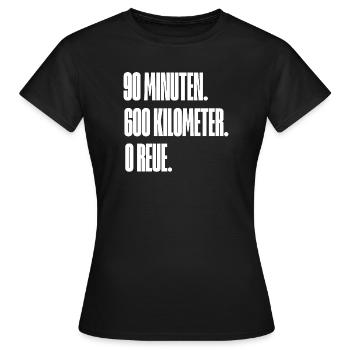 Arrière noir - T-shirt Femme - noir - Devant - AI Model Female 172 dark (172cm)