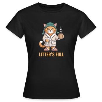 Rôti du matin - T-shirt Femme - noir - Devant - AI Model Female 172 dark (172cm)