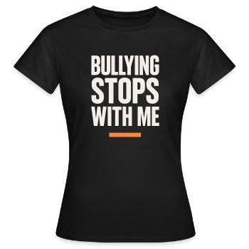 Sympathie anti-harcèlement, Lève-toi - T-shirt Femme - noir - Devant - AI Model Female 172 dark (172cm)