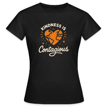 Sympathie anti-harcèlement, Lève-toi - T-shirt Femme - noir - Devant - AI Model Female 172 dark (172cm)