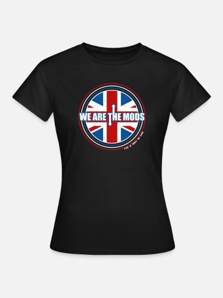 Wir sind die Mods Union Jack - Frauen T-Shirt - Schwarz