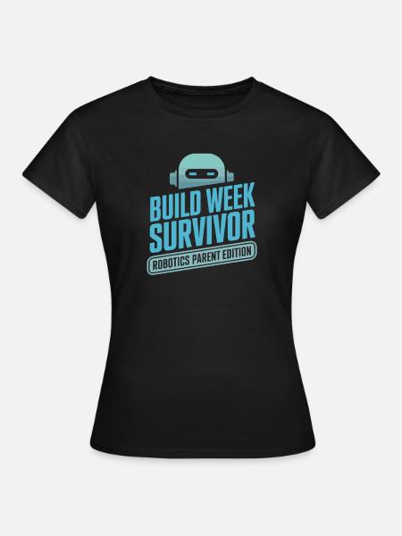Roboterteam-elterngeschenk - Frauen T-Shirt - Schwarz