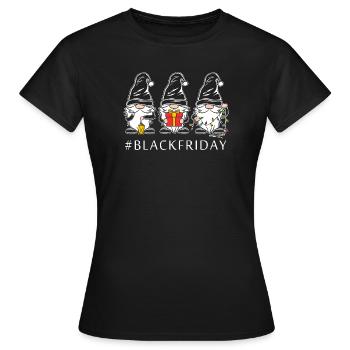 Black Friday Kaufrausch - Frauen T-Shirt - Schwarz - Vorne - AI Model Female 172 dark (172cm)