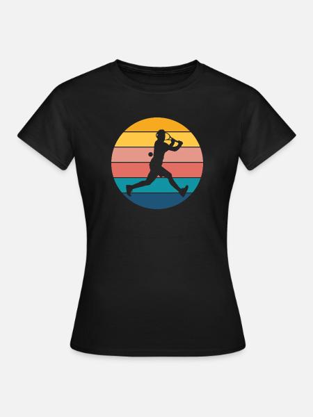 Tennis - Frauen T-Shirt - Schwarz