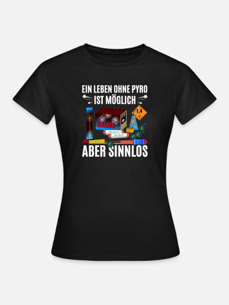 Pyro Experte - Frauen T-Shirt - Schwarz
