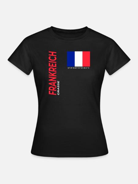Grasse - Frauen T-Shirt - Schwarz