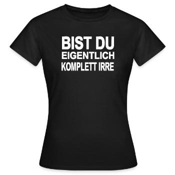 mad - Women's T-Shirt - black - Front - AI Model Female 172 dark (172cm)