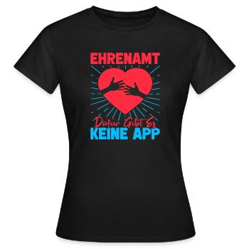 Reconnaissance du bénévolat Il n’existe pas d’application pour le bénévolat - T-shirt Femme - noir - Devant - AI Model Female 172 dark (172cm)
