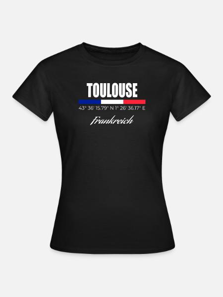 Toulouse - Frauen T-Shirt - Schwarz