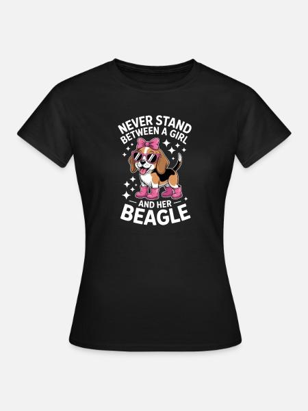 Beagle Sprüche Lustige Beagle Geschenk - Frauen T-Shirt - Schwarz