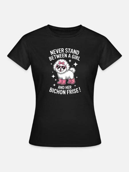 Bichon Frisé Uitspraken Grappig Bichon Frisé Cadeau - Vrouwen T-shirt - zwart