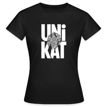 Unique Unique Individuel Valeur de soi unique - T-shirt Femme - noir - Devant - AI Model Female 172 dark (172cm)