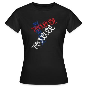 Creative Provence France T-Shirt - Women's T-Shirt - black - Front - AI Model Female 172 dark (172cm)