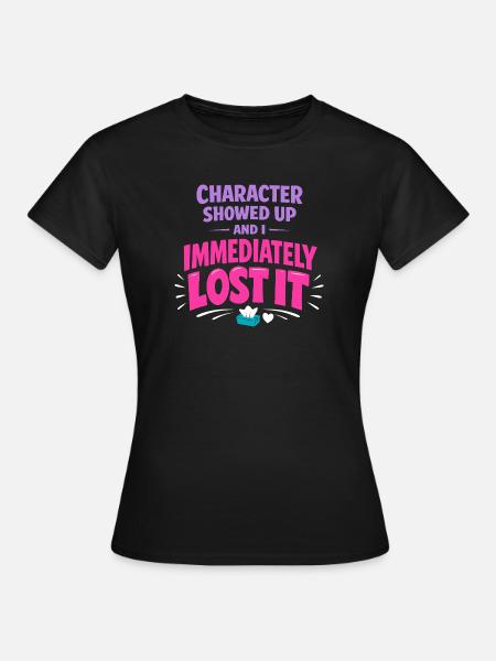 Anime-fangirl Schreit Anime-reaktion - Frauen T-Shirt - Schwarz