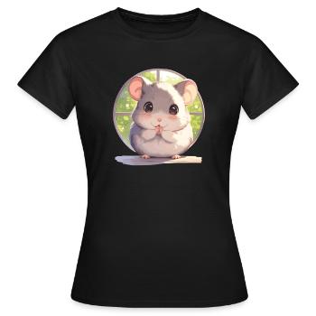 Rat Rat - Women's T-Shirt - black - Front - AI Model Female 172 dark (172cm)