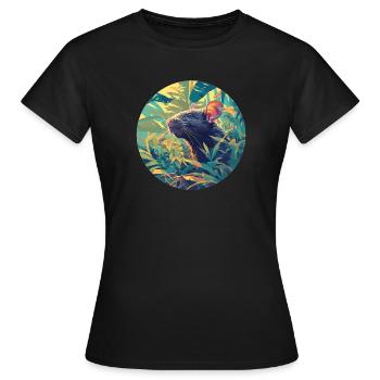 Rat Rat - Women's T-Shirt - black - Front - AI Model Female 172 dark (172cm)