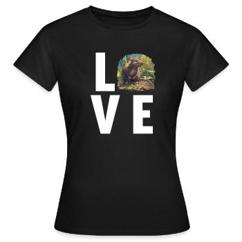 Rat Rat - Women's T-Shirt - black - Front - AI Model Female 172 dark (172cm)