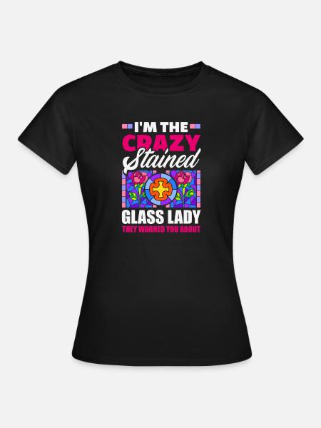 Buntglas-kunst Buntglas-künstler - Frauen T-Shirt - Schwarz