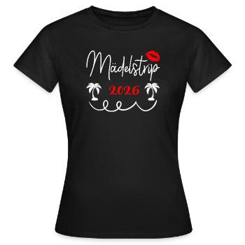 Girls' Trip 2026 Girls' Trip Girls' Tour Girls' Trip - Women's T-Shirt - black - Front - AI Model Female 172 dark (172cm)
