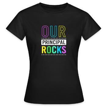 Direktor Schulleitung Schule Rektor Schulleiter - Frauen T-Shirt - Schwarz - Vorne - AI Model Female 172 dark (172cm)
