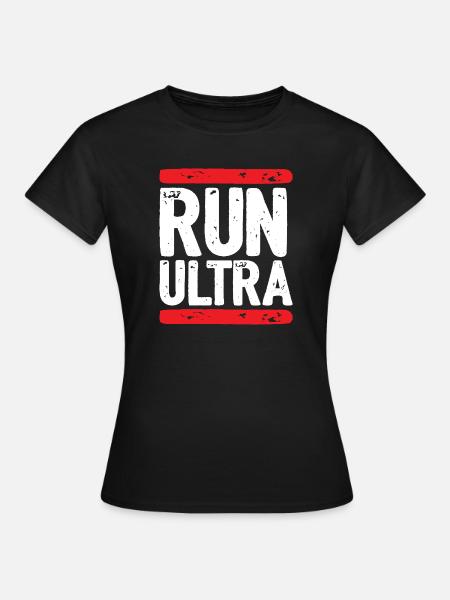 Lauf Ultra - Frauen T-Shirt - Schwarz