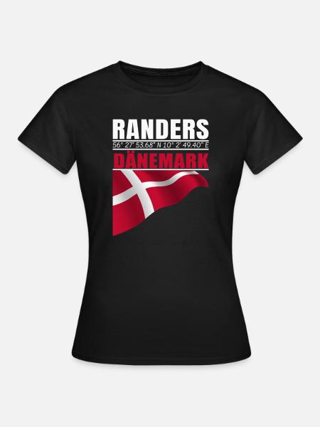Randers - Frauen T-Shirt - Schwarz