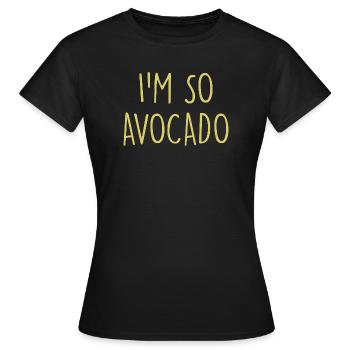 Avocado - Women's T-Shirt - black - Front - AI Model Female 172 dark (172cm)