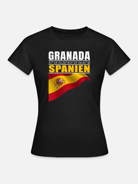 Granada - Frauen T-Shirt - Schwarz