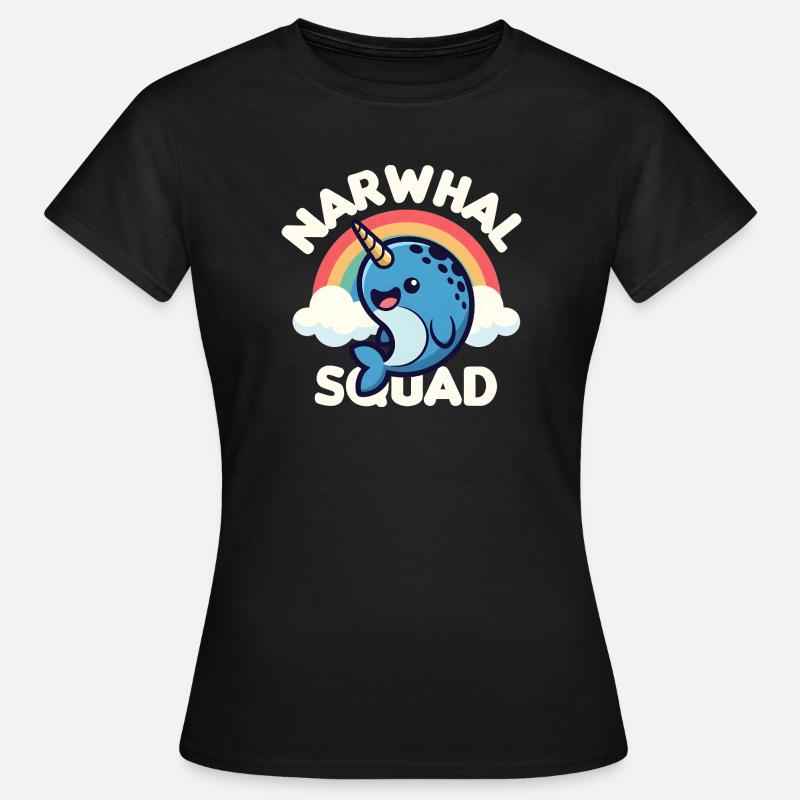 Squadra Narval Carina - Maglietta da donna - nero