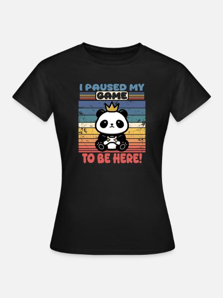Zocken - Design für echte Gamer - Frauen T-Shirt - Schwarz