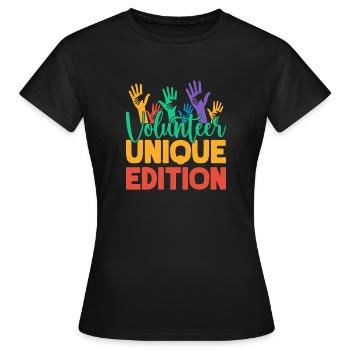 Bénévole Édition Unique Appréciation des Bénévoles - T-shirt Femme - noir - Devant - AI Model Female 172 dark (172cm)