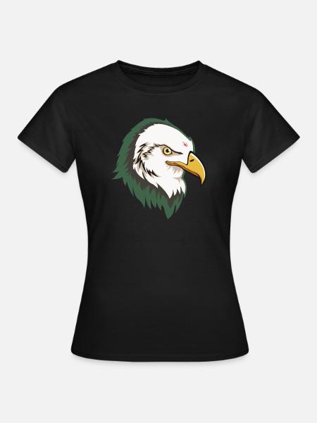 Eagle Head - Frauen T-Shirt - Schwarz