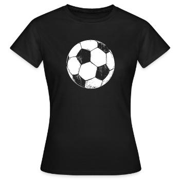 Soccer Soccer Soccer Players - Women's T-Shirt - black - Front - AI Model Female 172 dark (172cm)